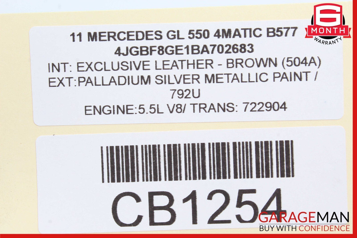 06-12 Mercedes X164 GL550 GL450 Rear Right or Left Tie Rod Upper Control Arm OEM