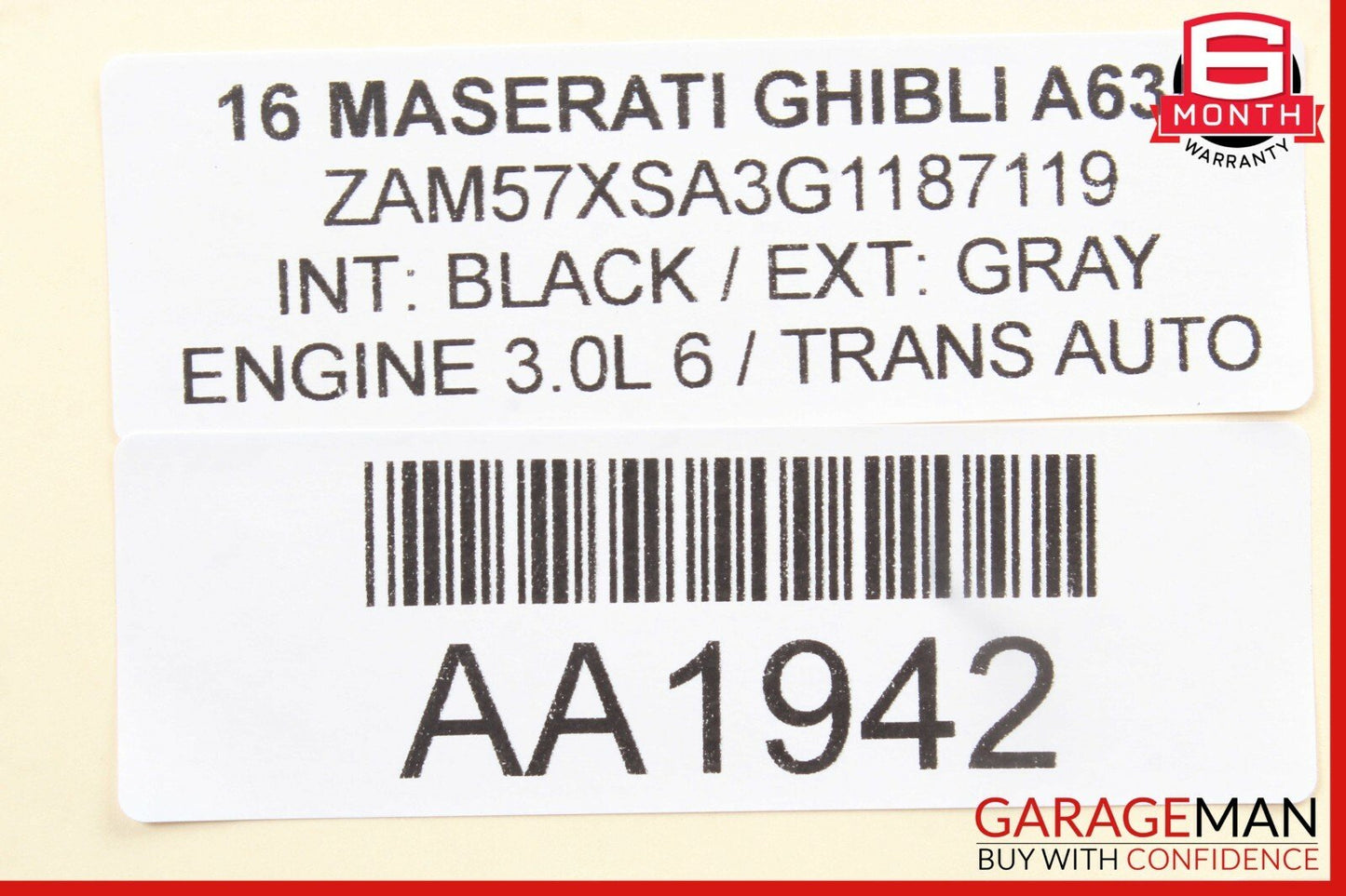 14-17 Maserati Ghibli V6 Engine Motor Cover Shield Guard Trim Panel OEM