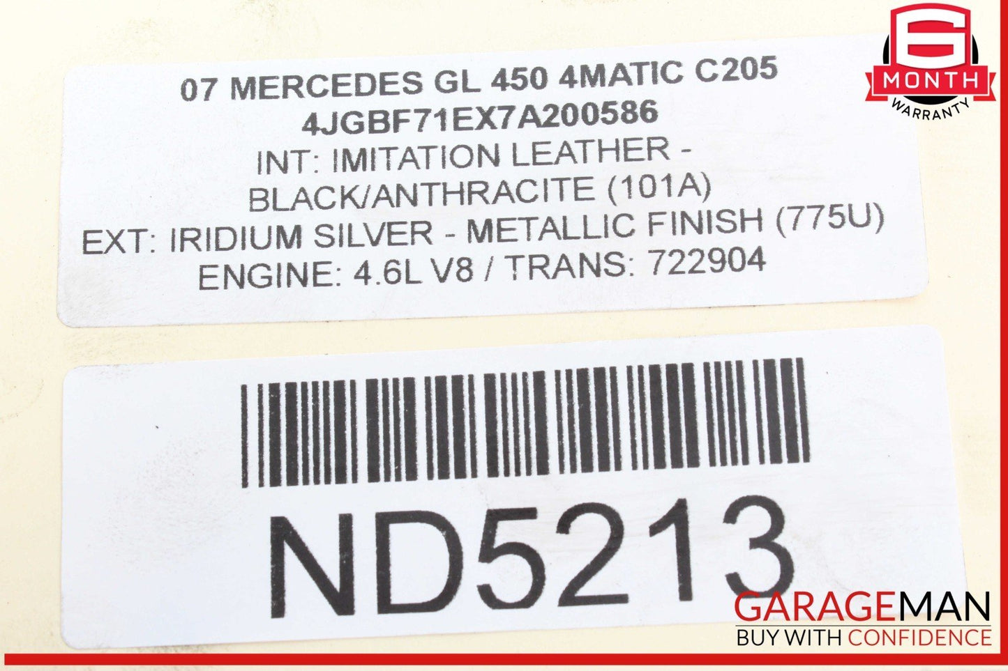 06-13 Mercedes X164 GL450 4MATIC C300 S550 CL550 Bosch Engine Starter Motor OEM