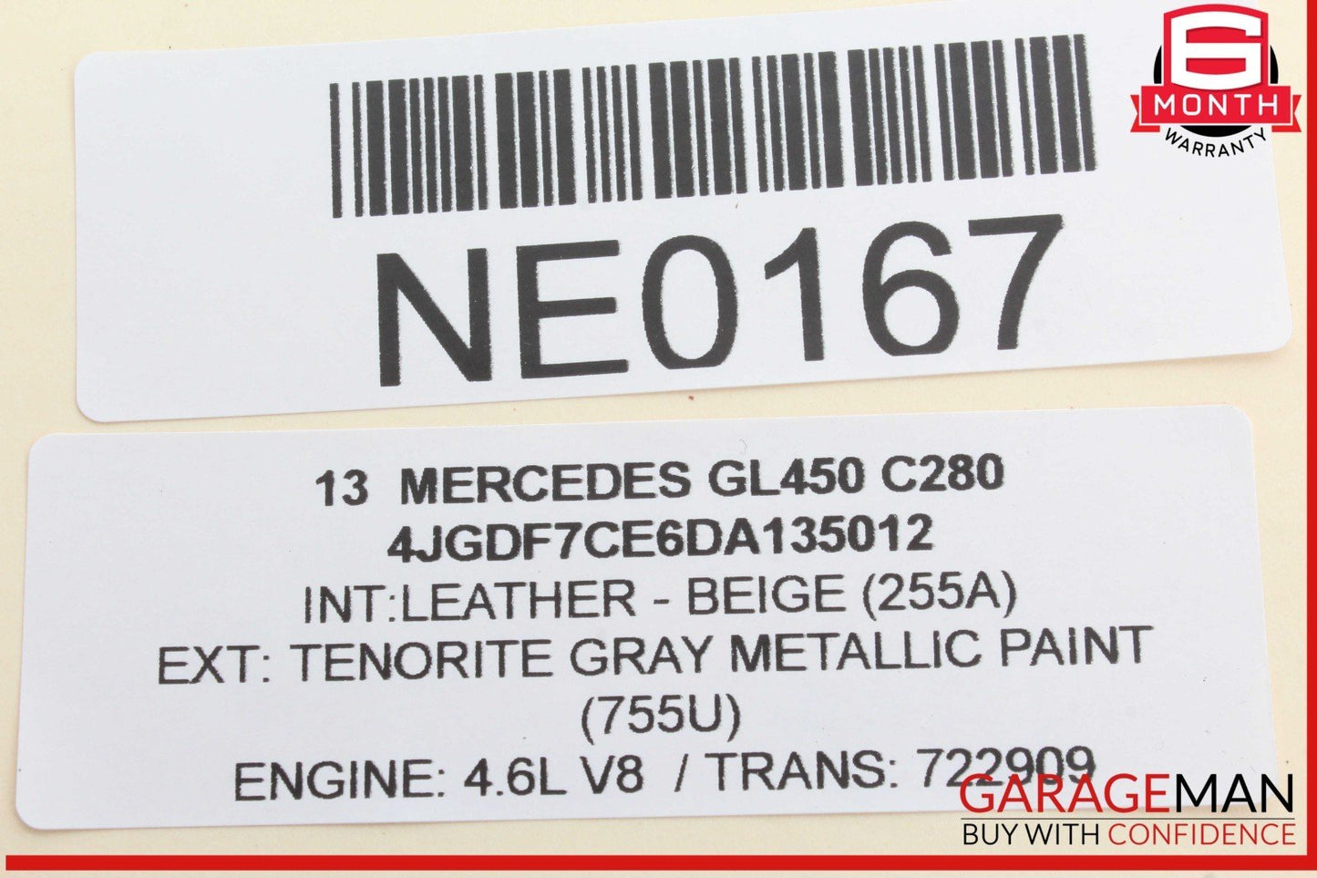 10-16 Mercedes X166 GL450 E550 C300 Front Active Lane Assist Front Camera OEM