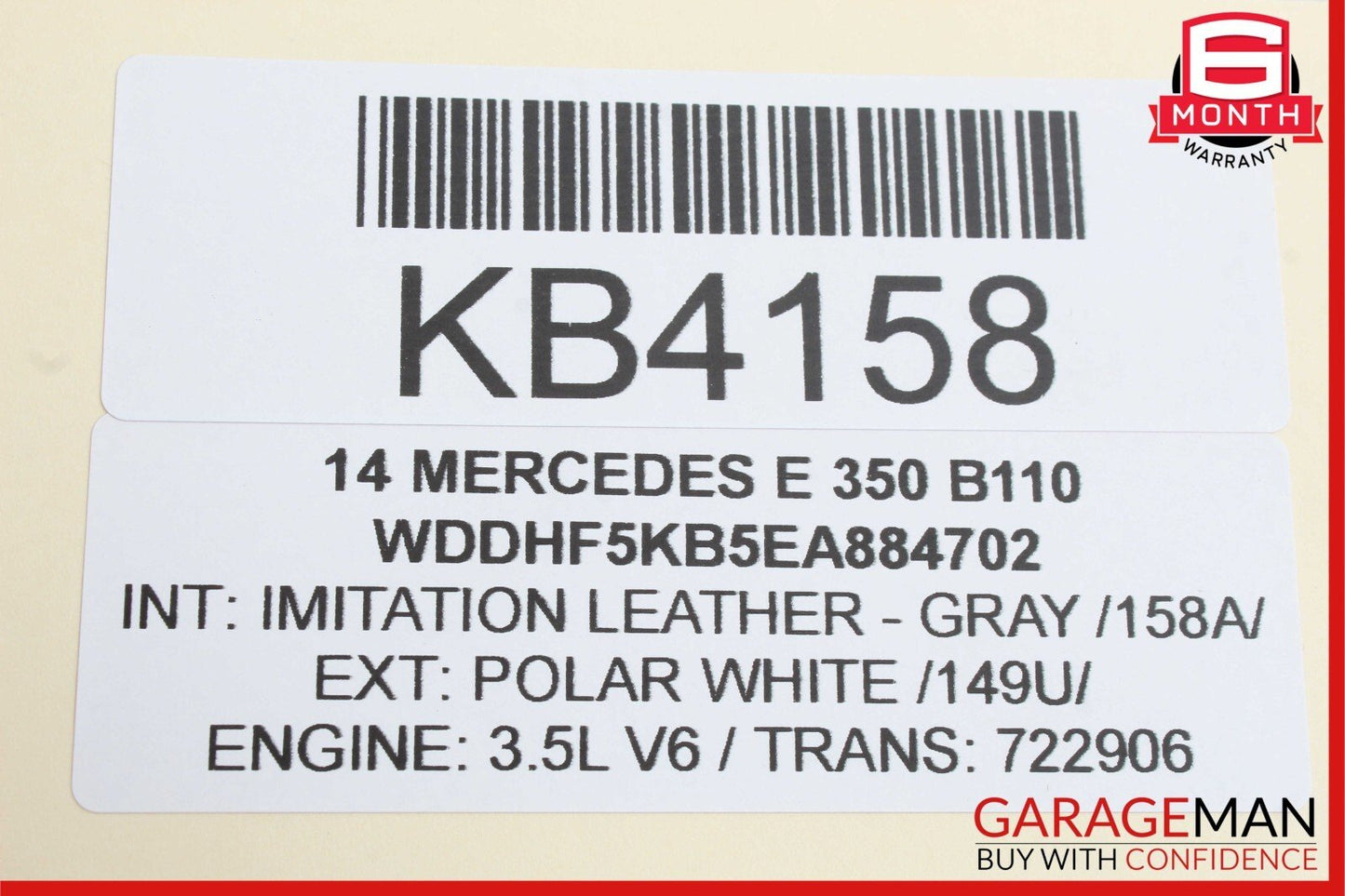 08-18 Mercedes CLS400 E350 CLS550 C250 Rear Right Side Door Control Module Unit