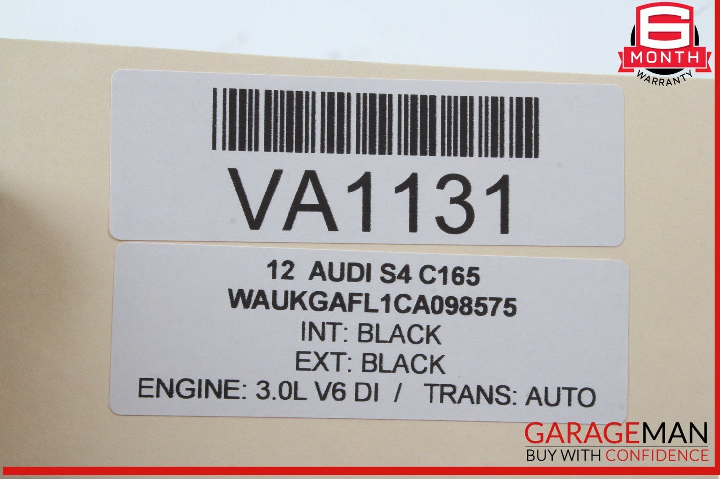 09-16 Audi S4 A4 Rear Left Driver Side Upper Control Arm 8K0505323H OEM