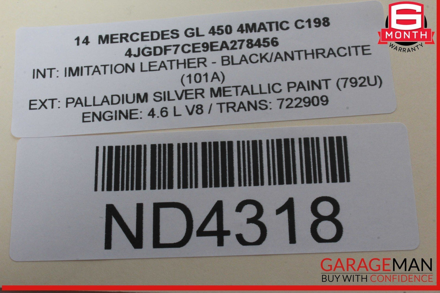12-19 Mercedes X166 GL450 4MATIC Front Right Side Seatbelt Seat Belt Retractor