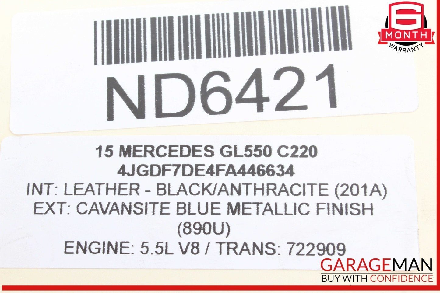 11-17 Mercedes X166 GL550 GL450 CL550 E550 Housing Cover 2780100431 OEM