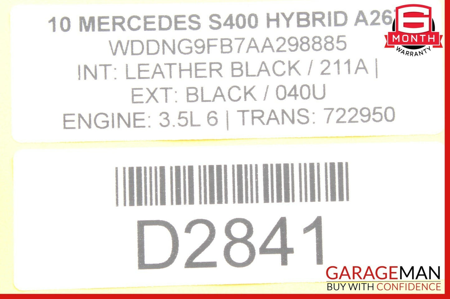 07-13 Mercedes W221 S400 Rear Right / Left Door Control Module Q01 OEM
