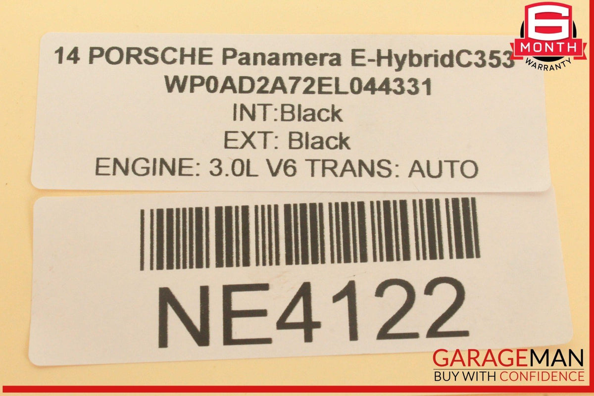 14-16 Porsche Panamera 970 E-Hybrid High Voltage Electric Battery Heater OEM