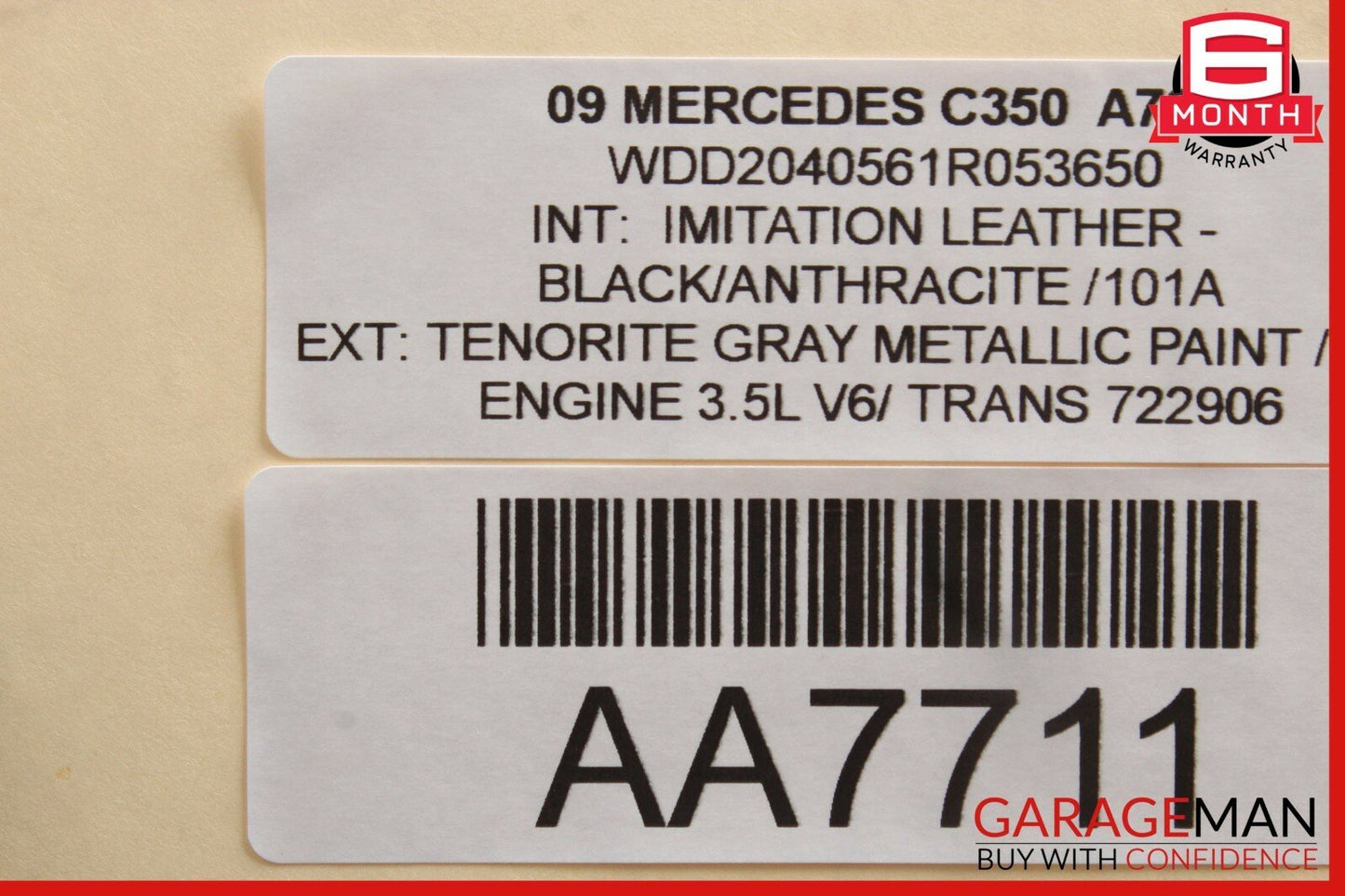08-14 Mercedes W204 C350 Front Right Passenger Side Door Control Module Unit OEM