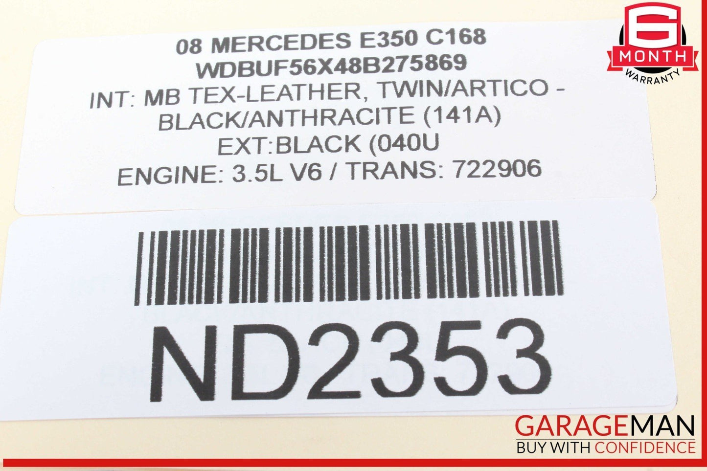 03-11 Mercedes W211 E350 Rear Left or Right Side Upper Control Arm 2303521805