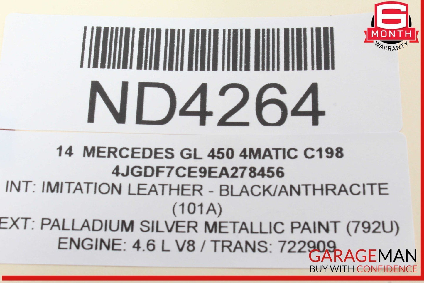 12-20 Mercedes X166 GL450 4MATIC Front Left Side Seat Control Module OEM