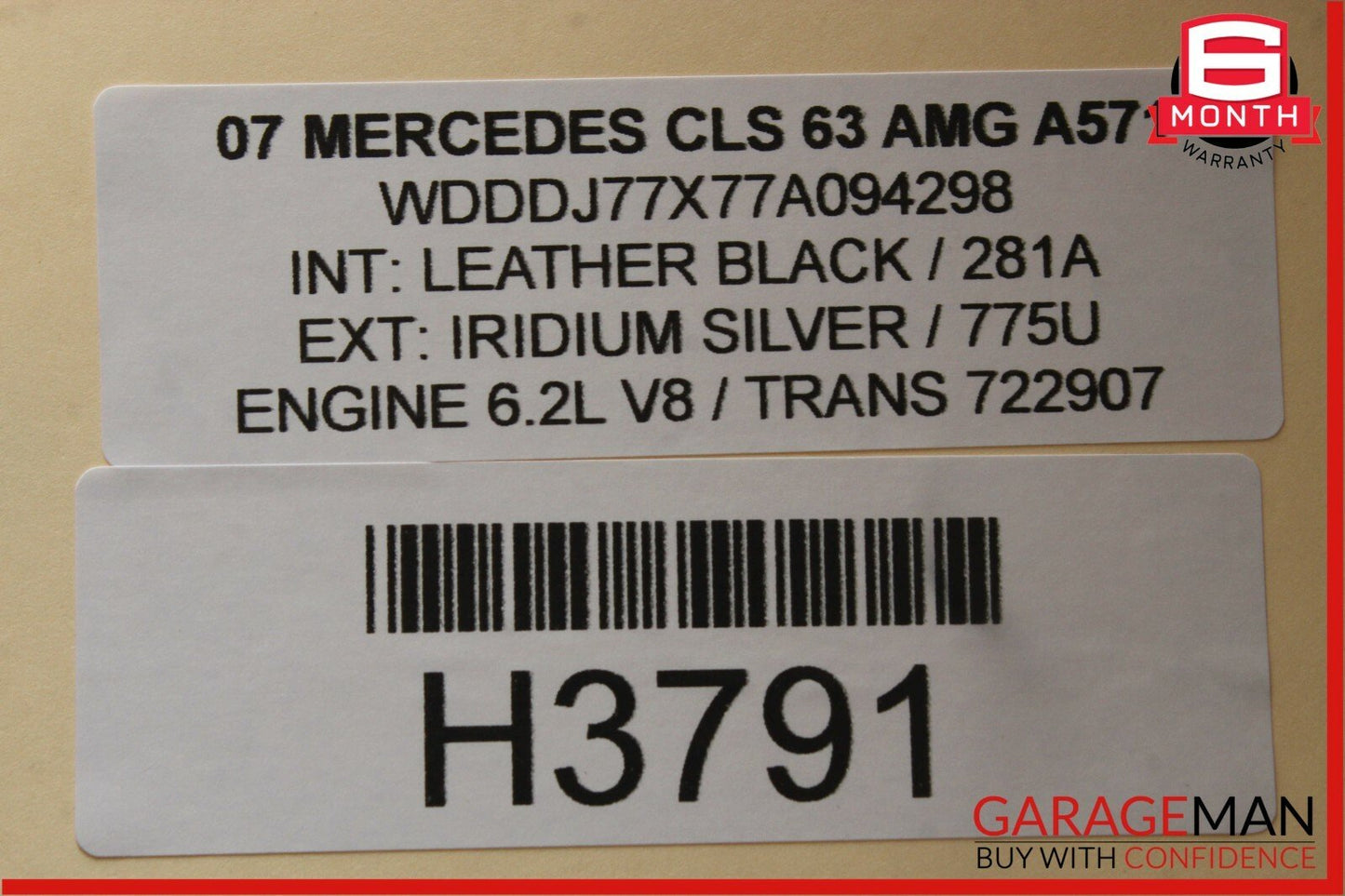 06-11 Mercedes W219 CLS550 CLS500 Center Dash Trim Panel Cover Bezel Walnut