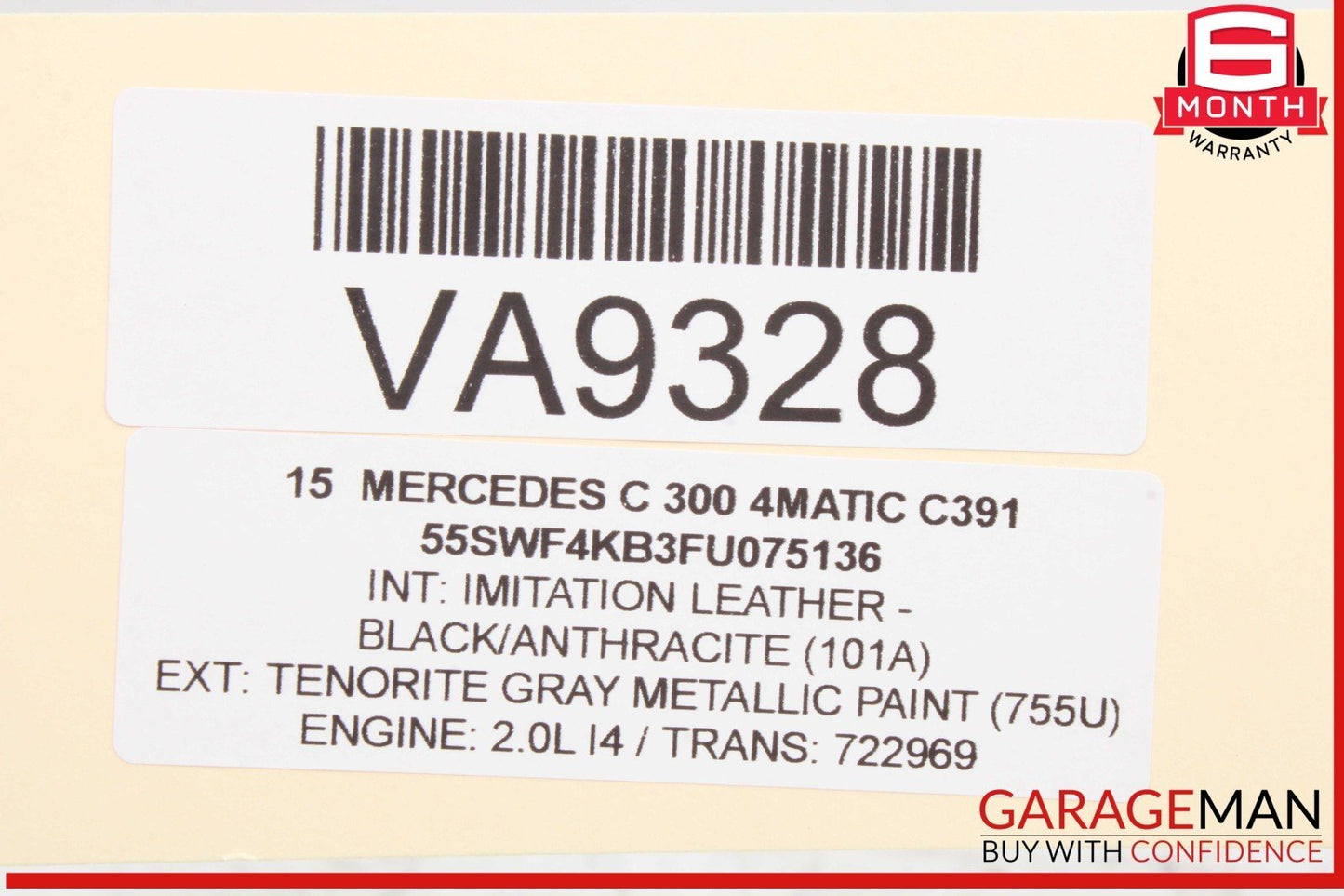 15-20 Mercedes W205 C300 GLC350e E300 M274 2.0L ECU ECM Engine Control Module