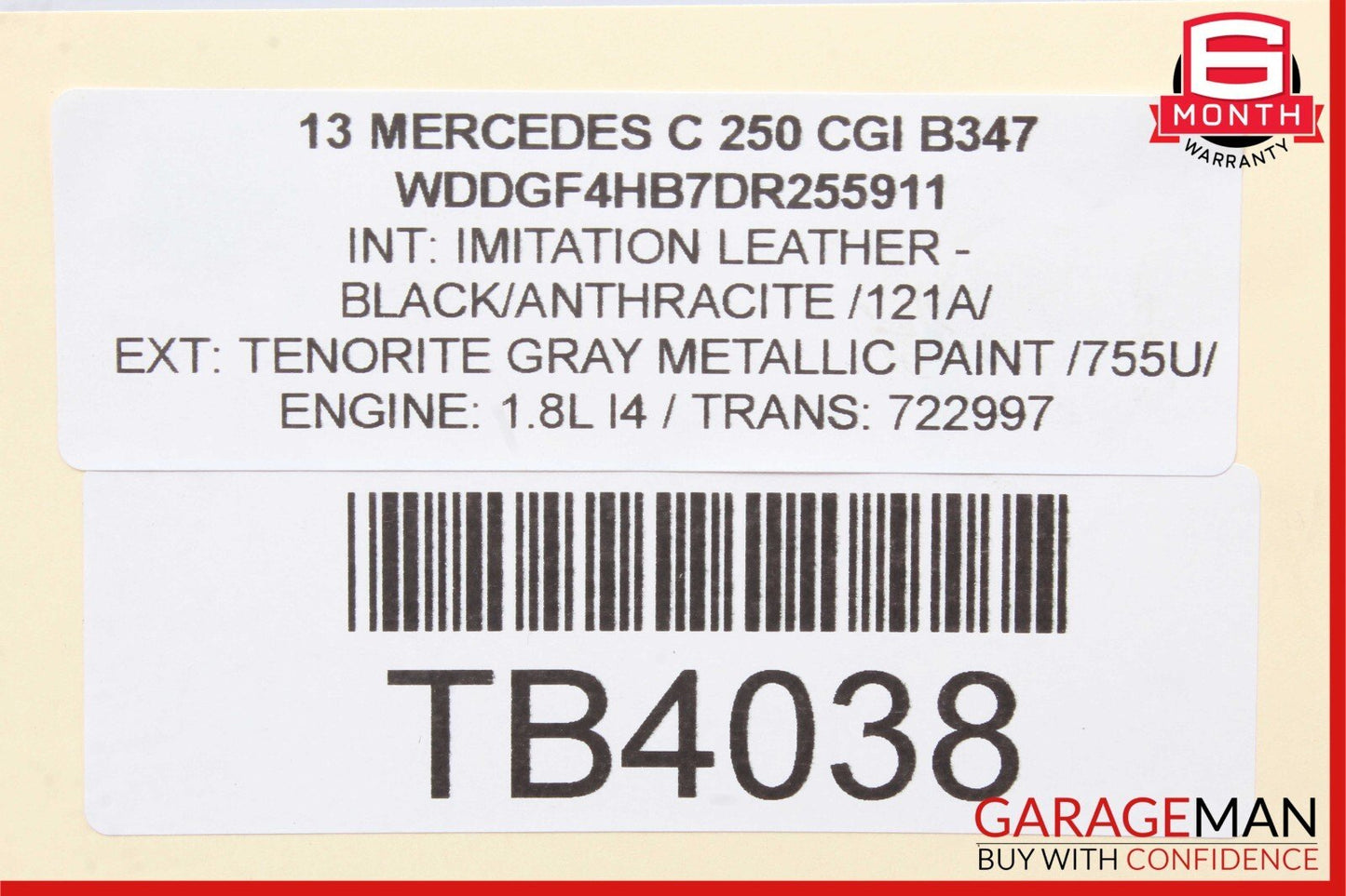 10-16 Mercedes W212 E350 C300 ML350 Air Intake Cleaner Filter Box Assembly