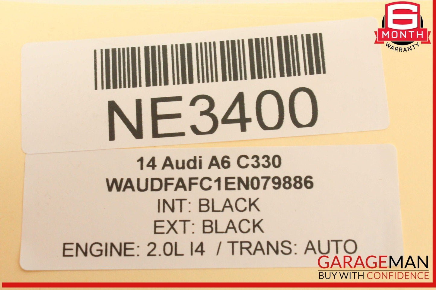 09-18 Audi A6 A7 Q5 Front Left Side Lower Forward Control Arm 8K0407155C OEM