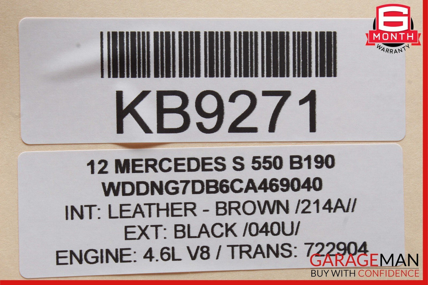 07-14 Mercedes S550 CL550 S500 Front Right Dash AC A/C Air Vent Trim Grill Brown