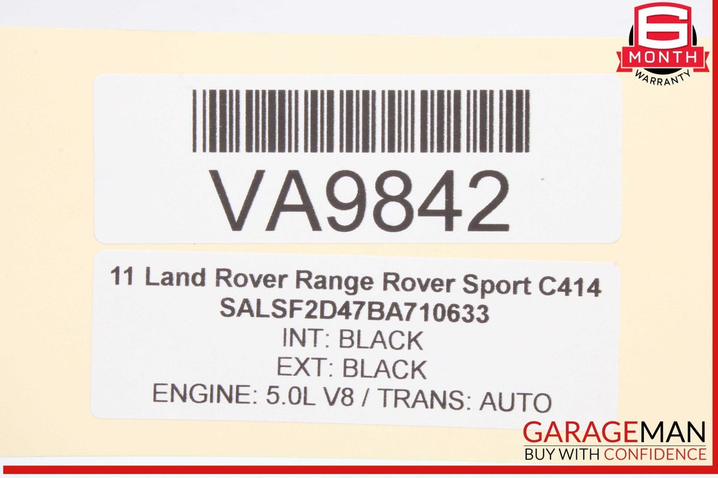 10-13 Land Rover Range Rover Sport Rear Left Side Bumper Mount Bracket OEM