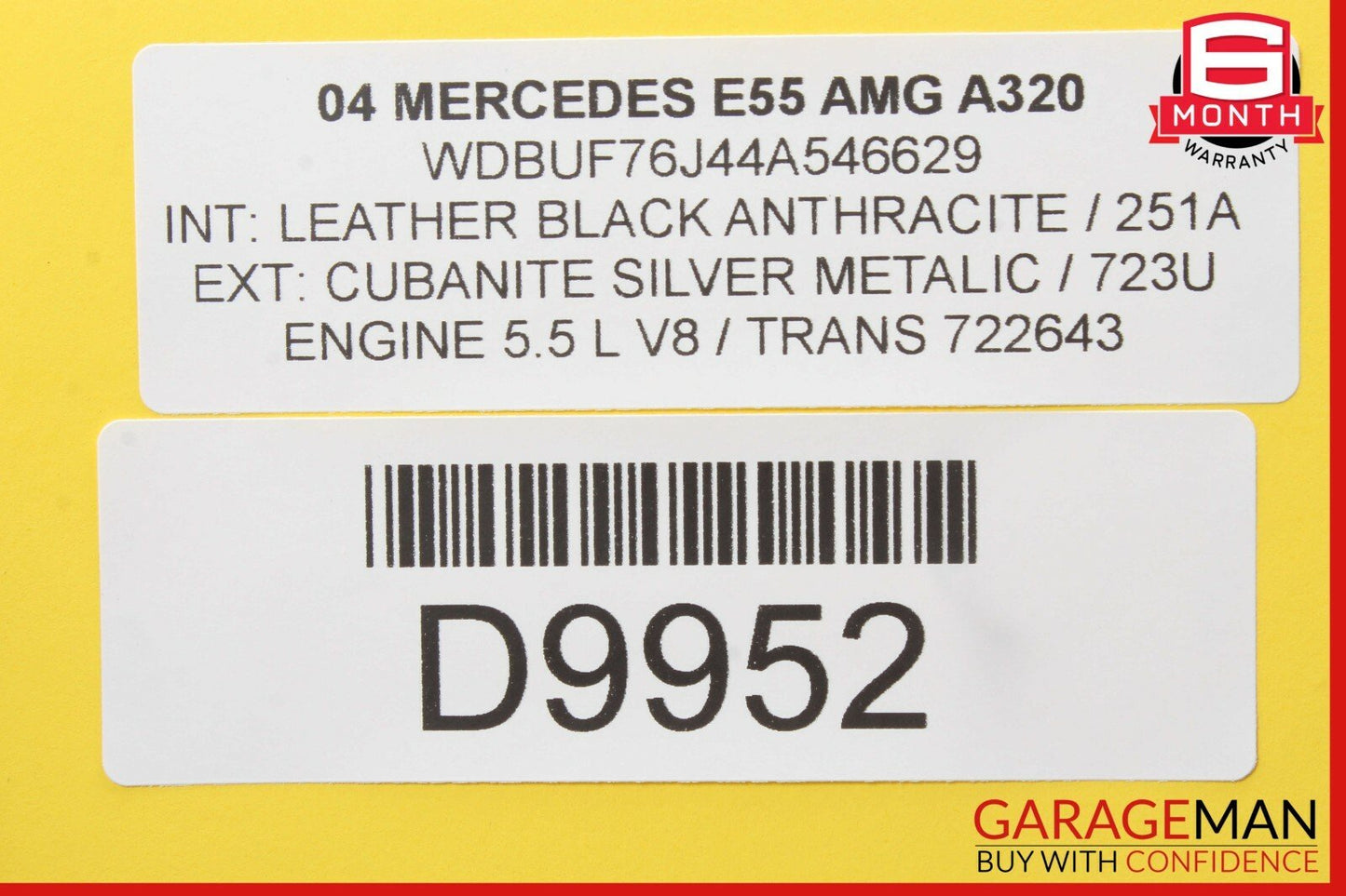 03-06 Mercedes W211 E55 AMG S500 Communication Voice Control Module 2118208126
