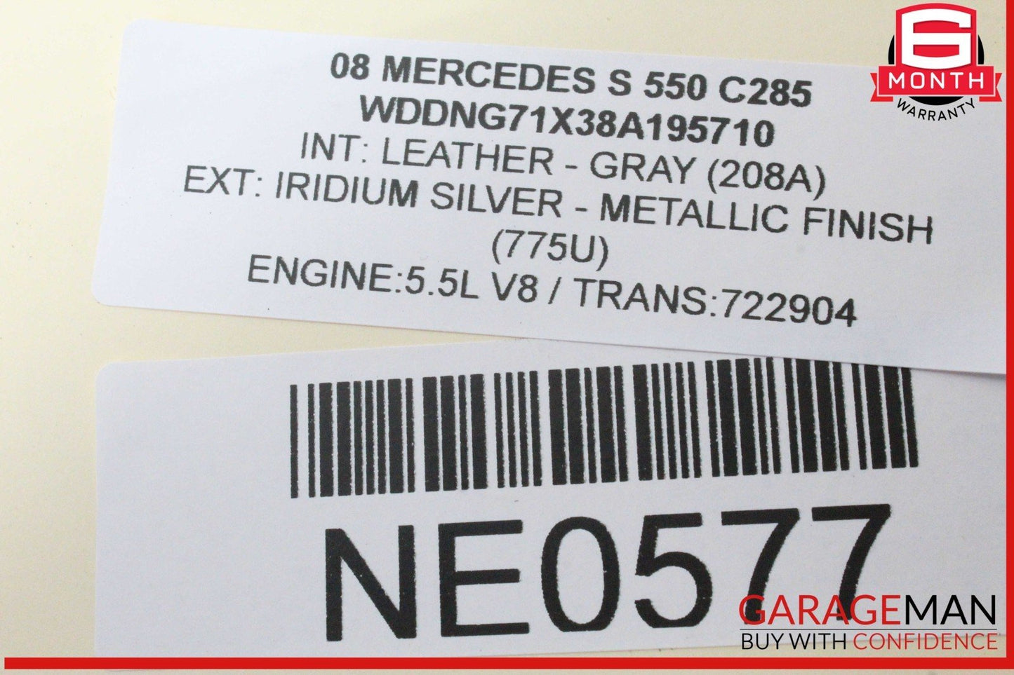07-13 Mercedes W221 S550 Rear Left Door Lock Latch Actuator 2217305935 OEM