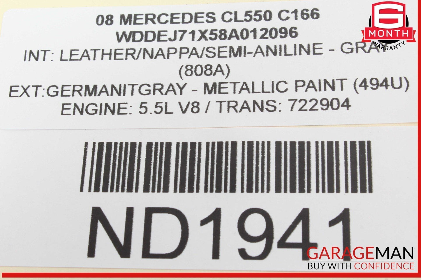 07-14 Mercedes W216 CL550 SLK350 Sirius Satellite Radio Module Receiver OEM
