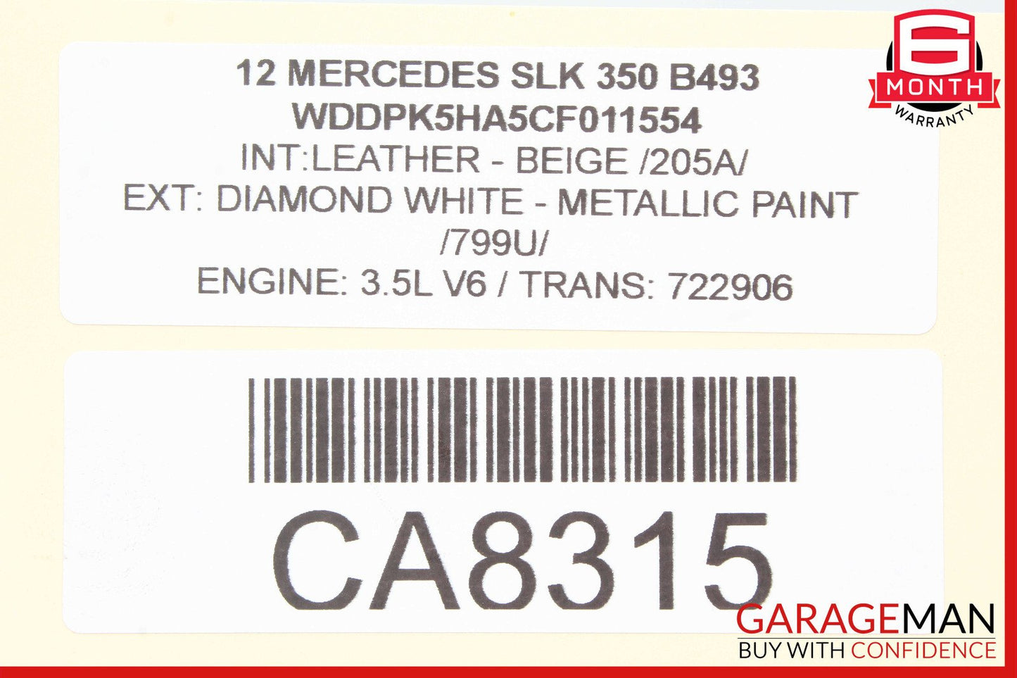 08-14 Mercedes W204 C250 C350 Front Left Side RWD Suspension Lower Control Arm