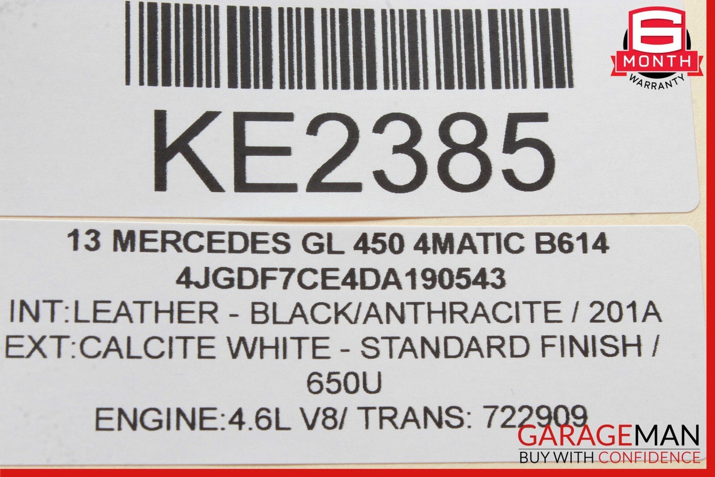 12-19 Mercedes X166 GL450 ML350 GLA250 Rear Left Side Door Control Module OEM