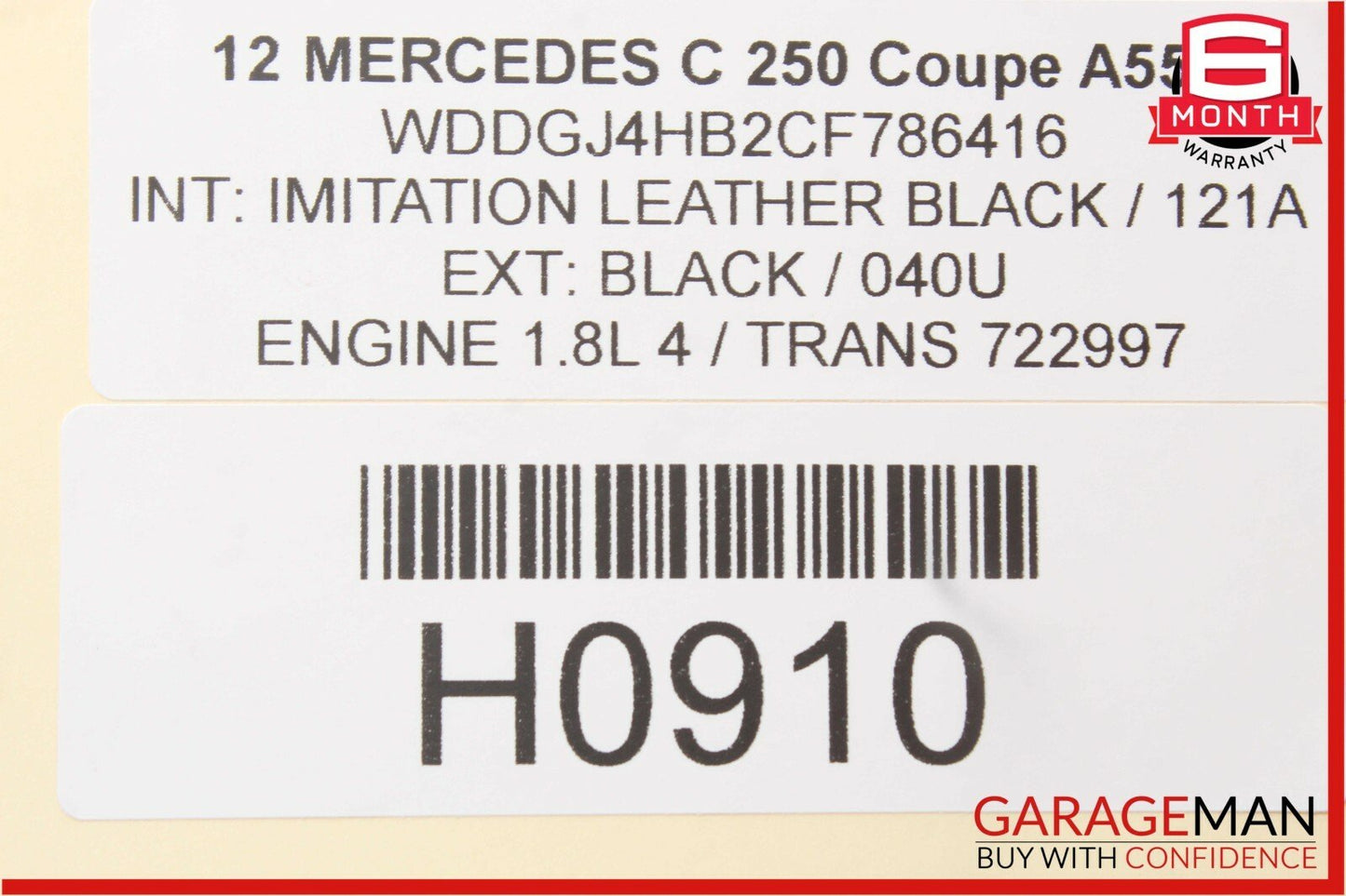 12-14 Mercedes W204 C250 AC A/C Heater Climate Temperature Control Switch Module