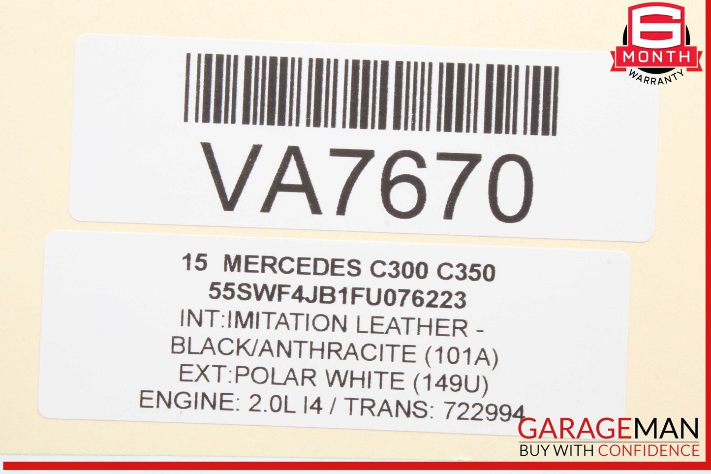15-20 Mercedes W205 C300 C350e Front Left Side Door Lock Latch Actuator OEM