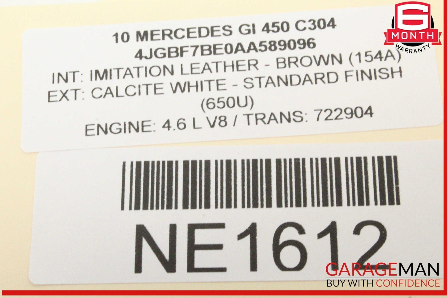 10-12 Mercedes X164 GL450 Parktronic Park Assist Control Module 1649005000 OEM