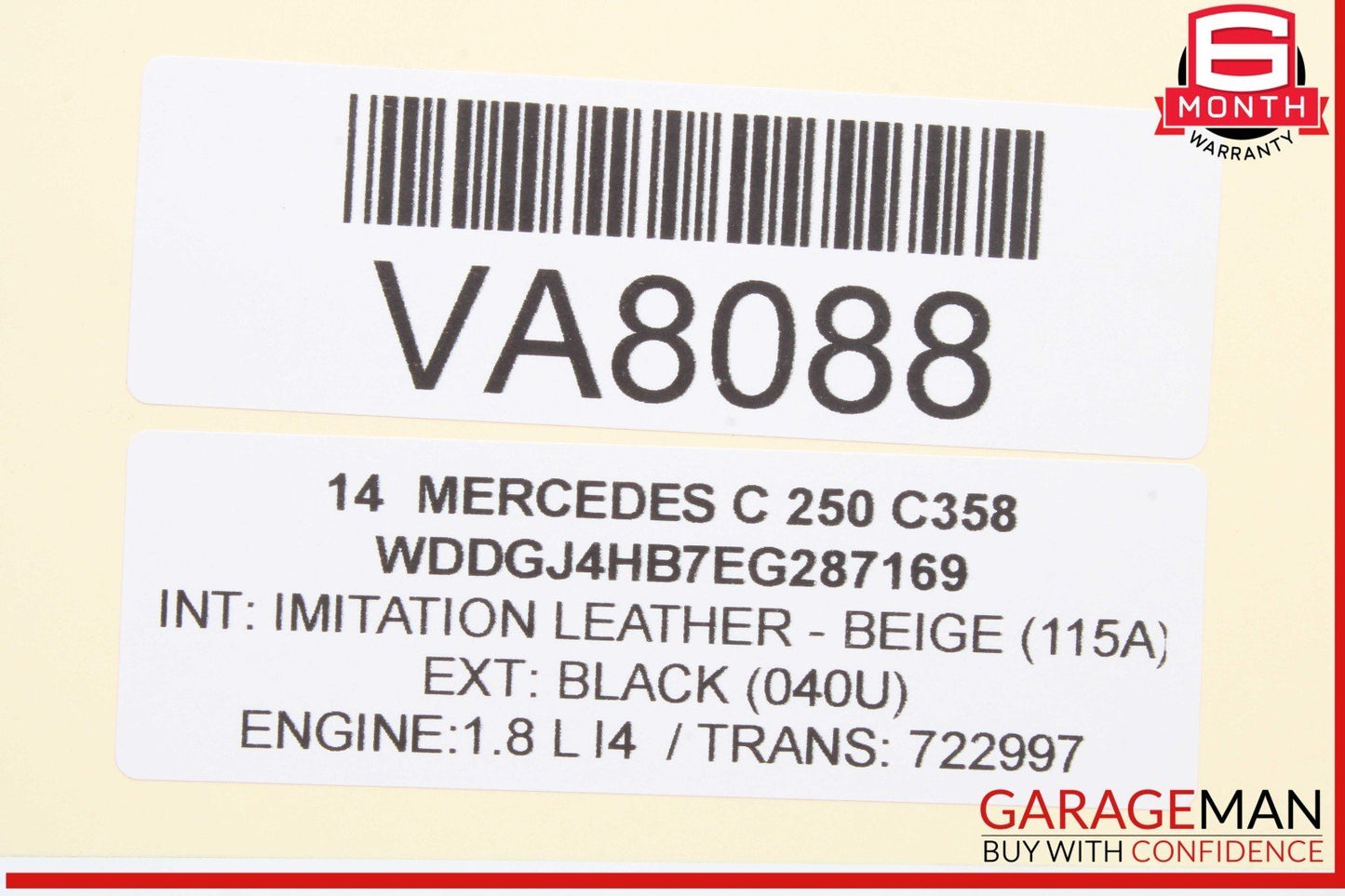 08-18 Mercedes W204 C250 Front Right Passenger Side Door Control Module OEM