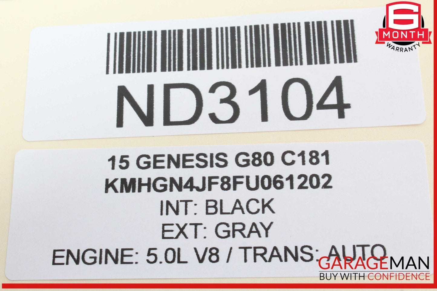 15-20 Hyundai Genesis G80 Rear Trunk Fuse Relay Junction Box 91950-B1310 OEM