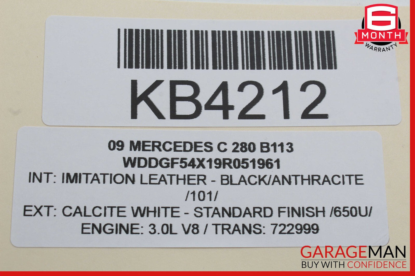 08-14 Mercedes W204 C300 C350 Front Left Side Door Control Module 2048701726 OEM