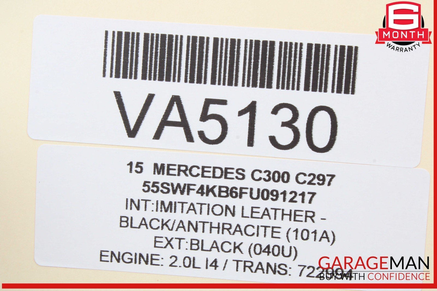15-19 Mercedes-Benz C300 C-Class W205 Transmission Control Module 2059007705