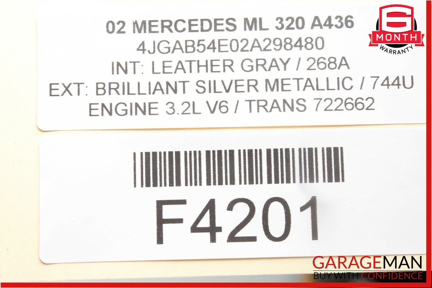 98-03 MERCEDES W163 ML320 ML430 BOARD COMPUTER TRIP DISPLAY MODULE UNIT OEM