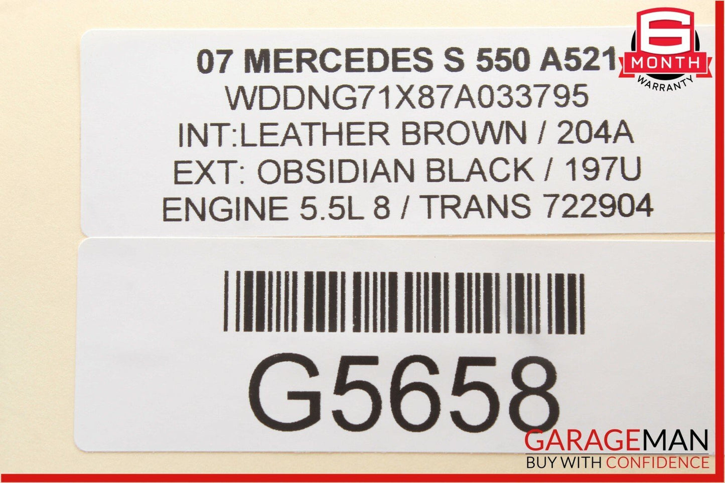 07-09 Mercedes W221 S600 S550 Center Console Multi Function Switch Controller