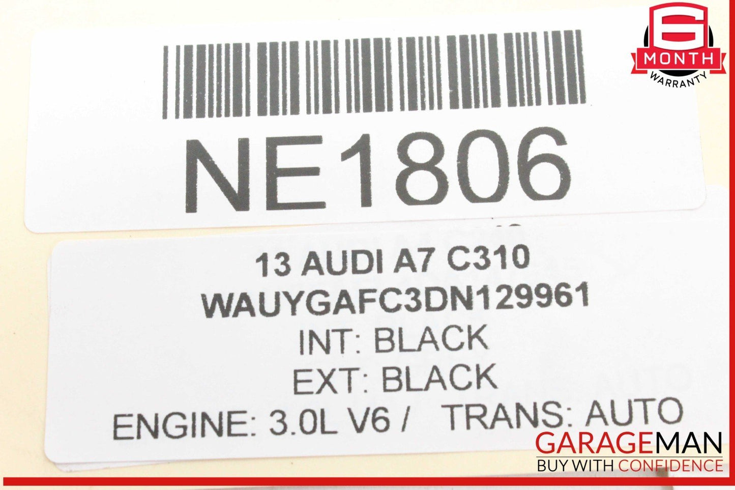 09-18 Audi A7 S4 A4 Rear Left Driver Side Lower Forward Control Arm 8K0501529L