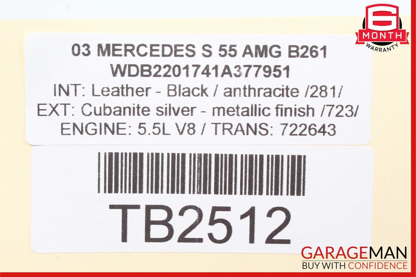 00-06 Mercedes W220 S55 CL55 AMG ABS Anti Lock Brake Pump ESP Control Module OEM