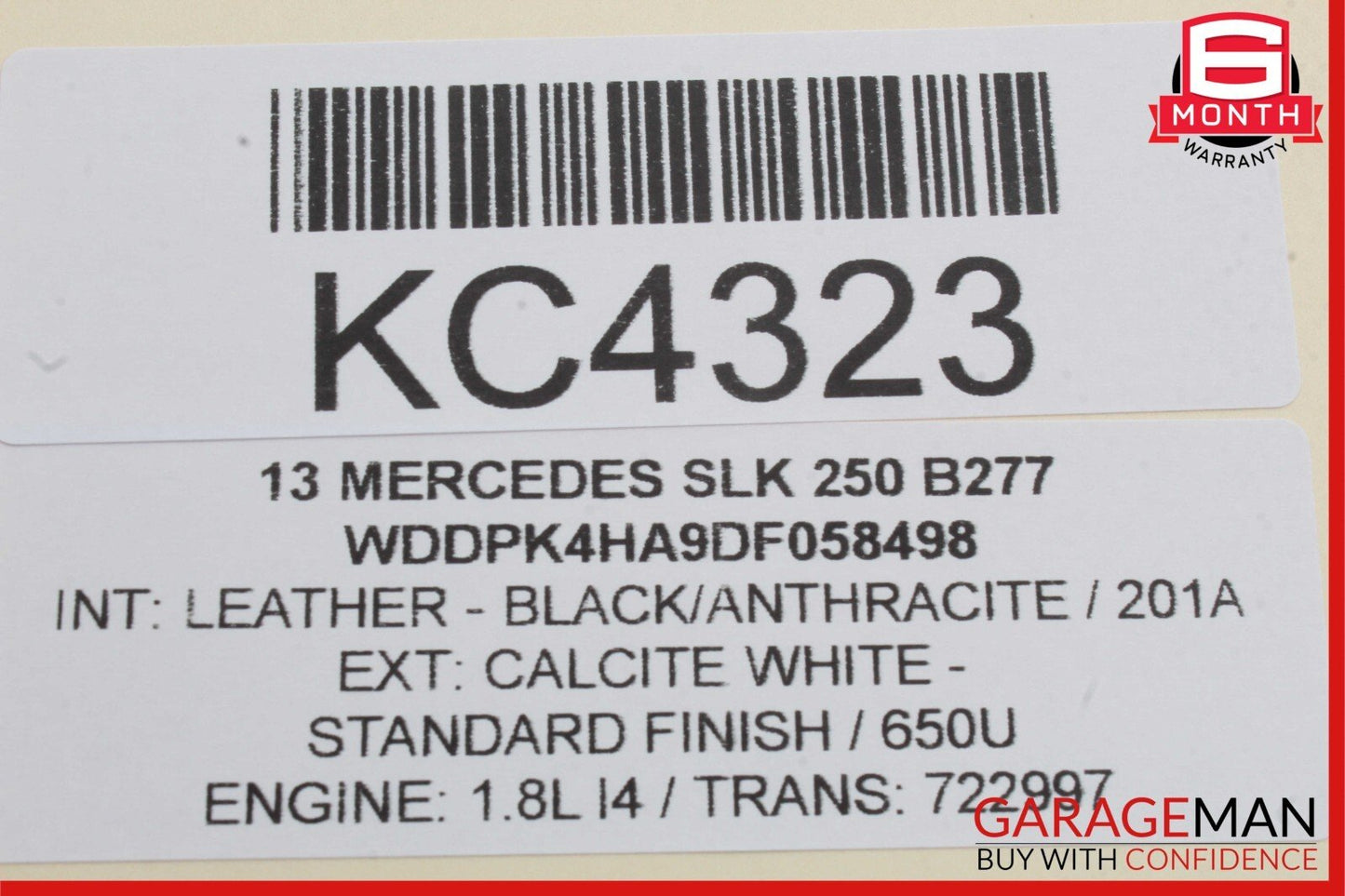 08-18 Mercedes R172 SLK250 C250 Front Right Side Door Control Module Unit OEM