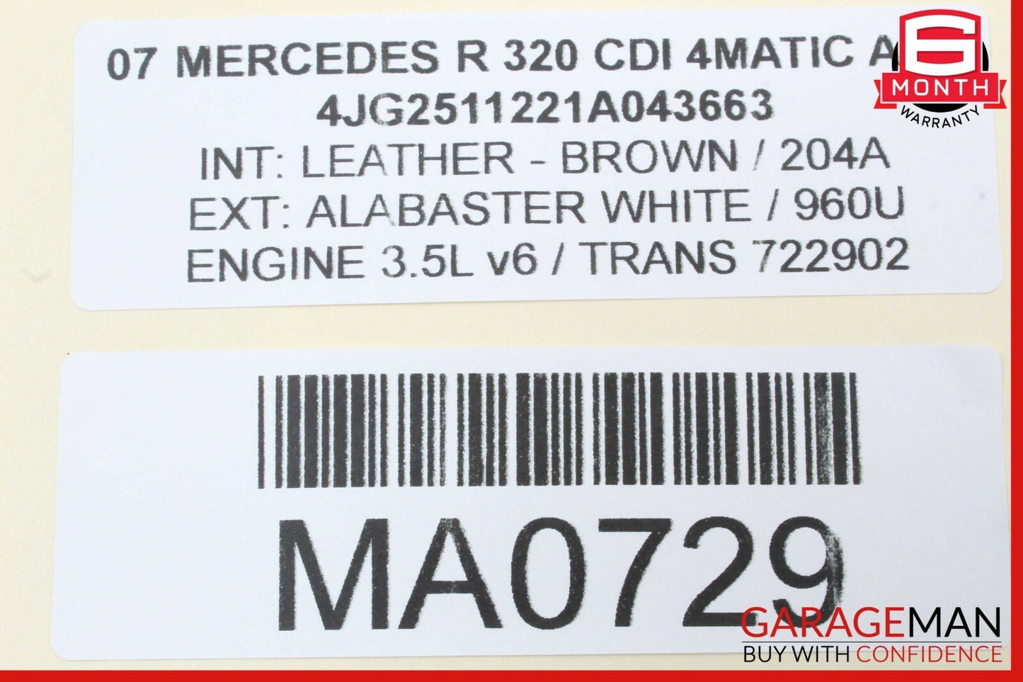 06-13 Mercedes W251 R350 R320 Heater Climate Control Module Trim Bezel Wood OEM