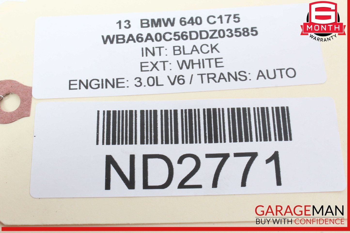 12-18 BMW 640i 650i Integrated Power Supply Battery Control Module Unit 8645514