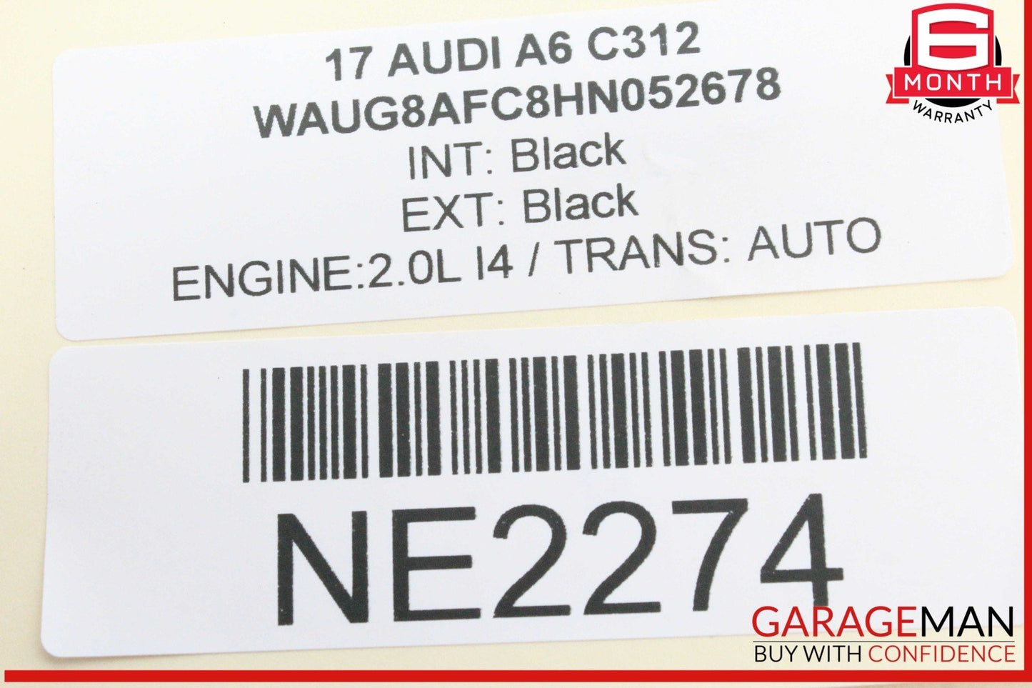 12-18 Audi A6 A7 SQ5 Rear Left or Rear Right Side CV Axle Shaft 8R0501203C OEM