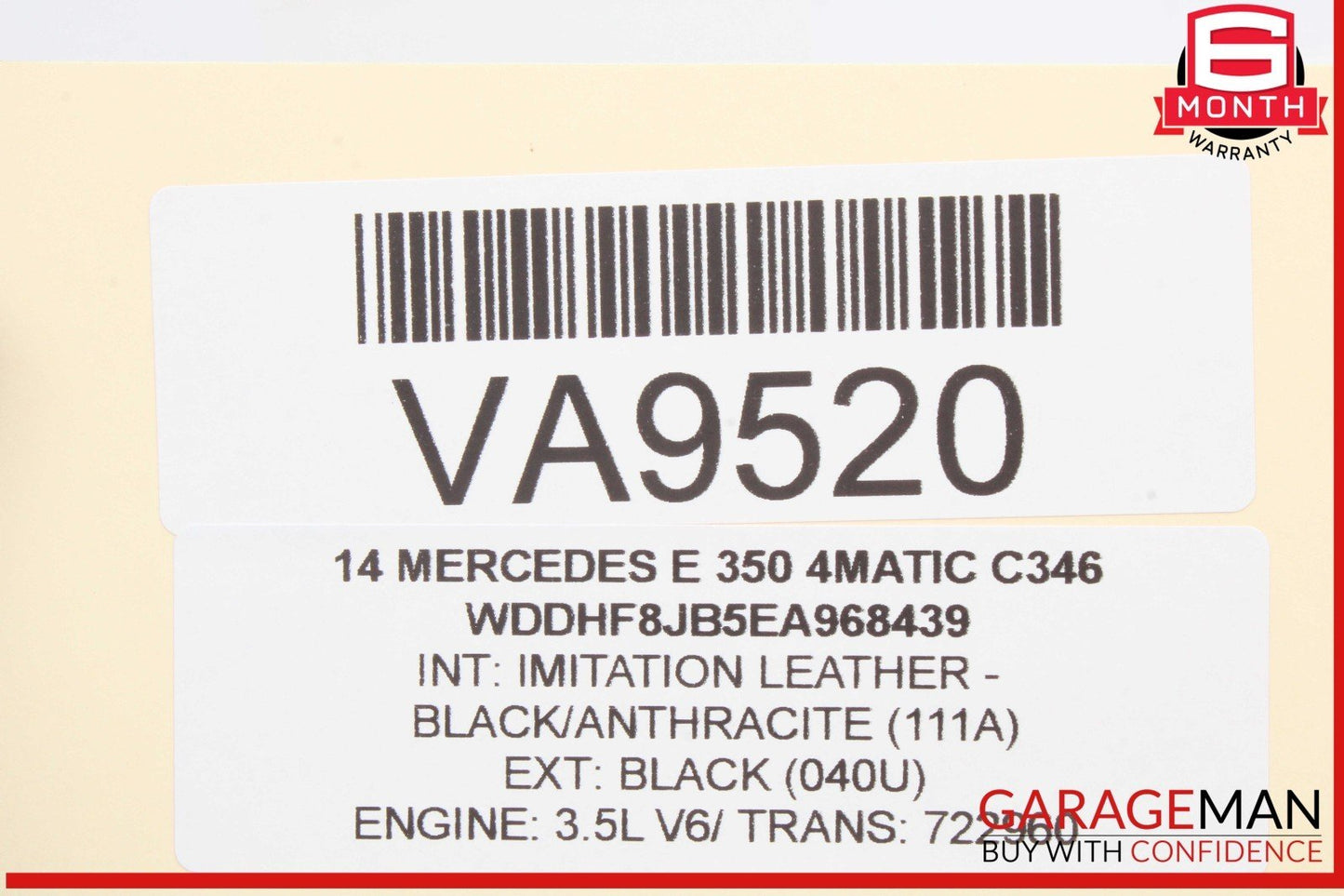 14-16 Mercedes W212 E350 4MATIC Front Left Side Bumper Mesh Grille Grill OEM