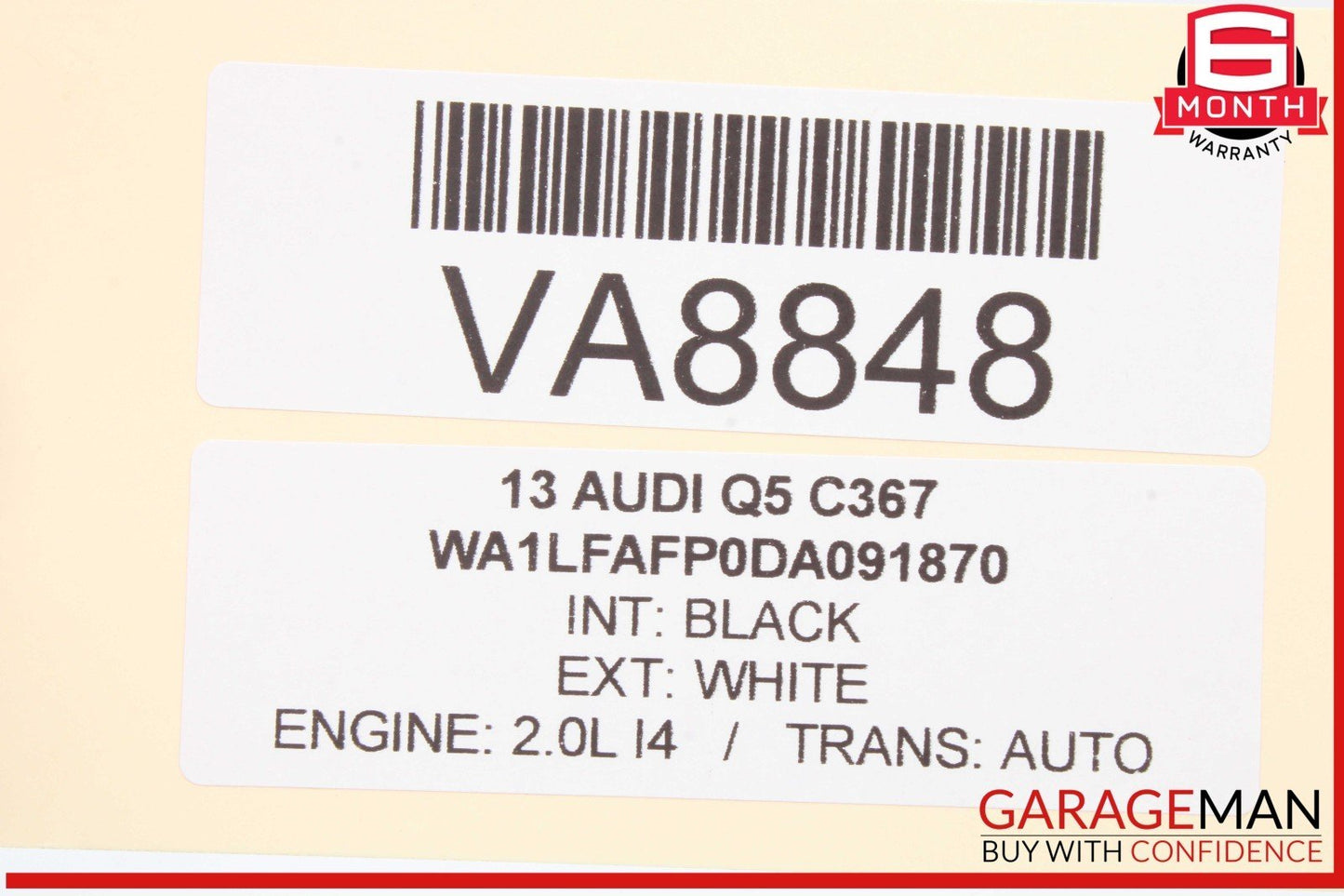 09-18 Audi Q5 A6 A4 A5 Front Right Side Suspension Lower Forward Control Arm OEM