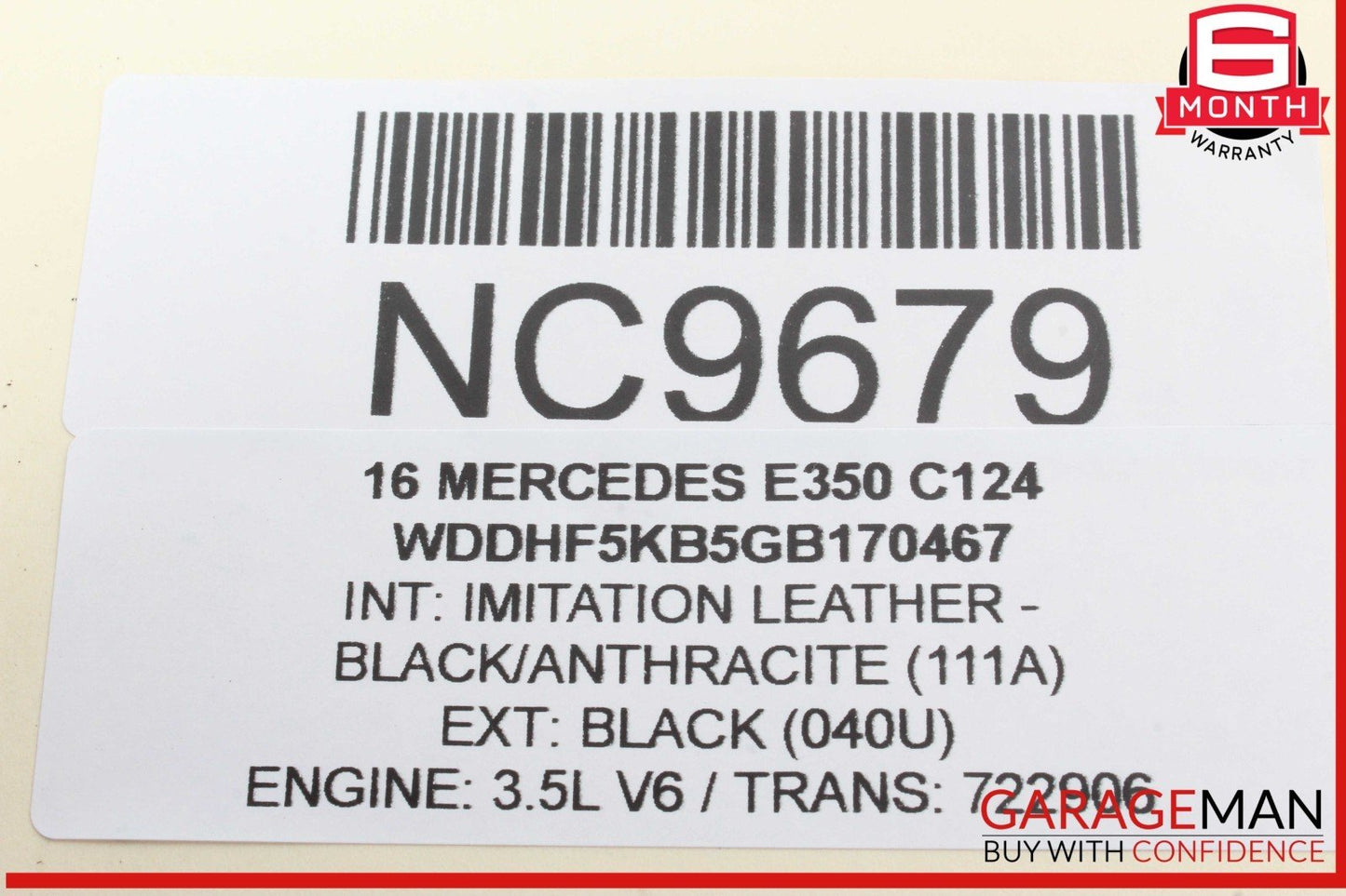 08-17 Mercedes W212 E350 Rear Left / Right Side Lower Control Arm OEM
