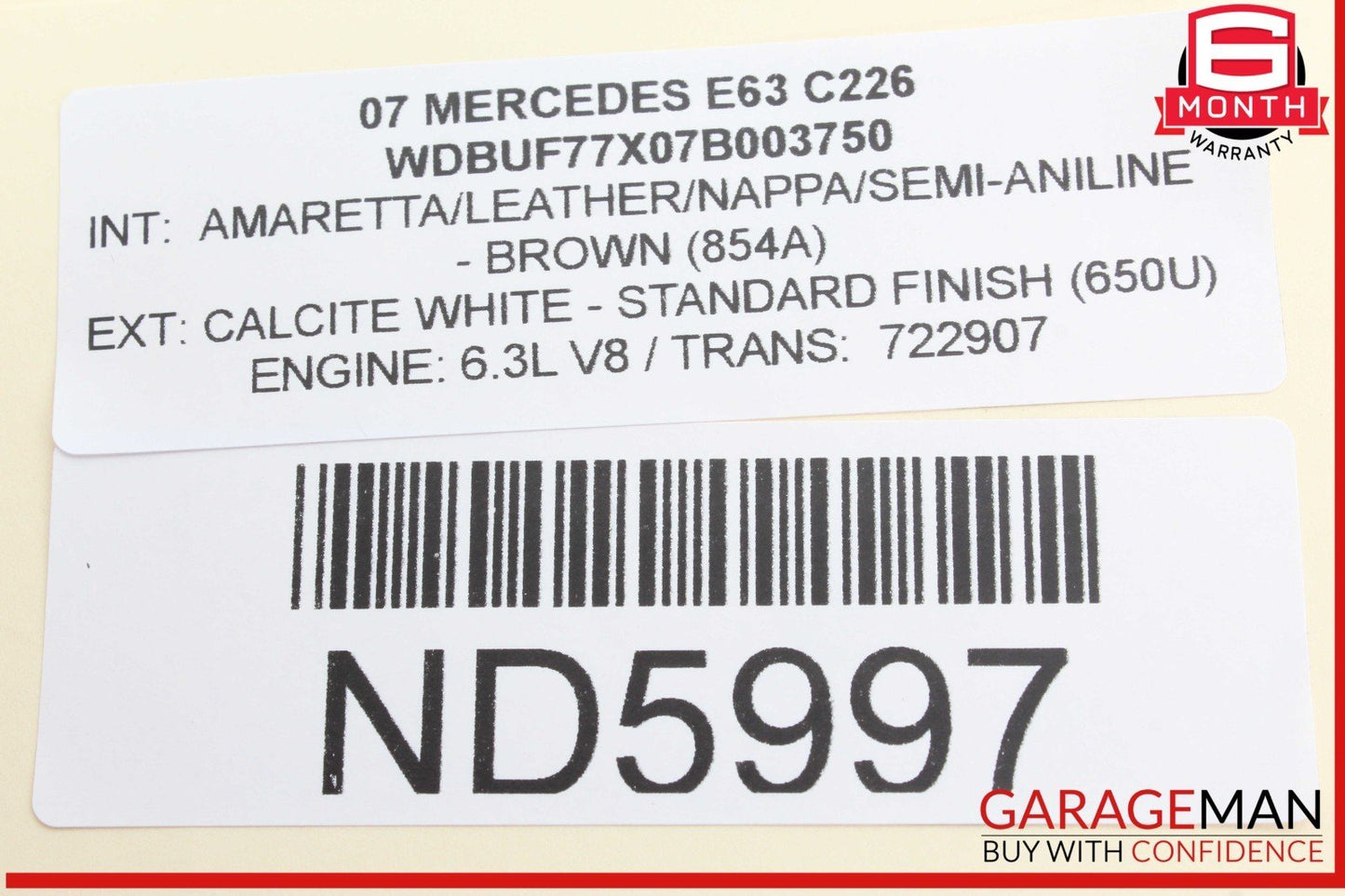 03-09 Mercedes W211 E63 AMG E550 Front Right Passenger Side Door Control Module