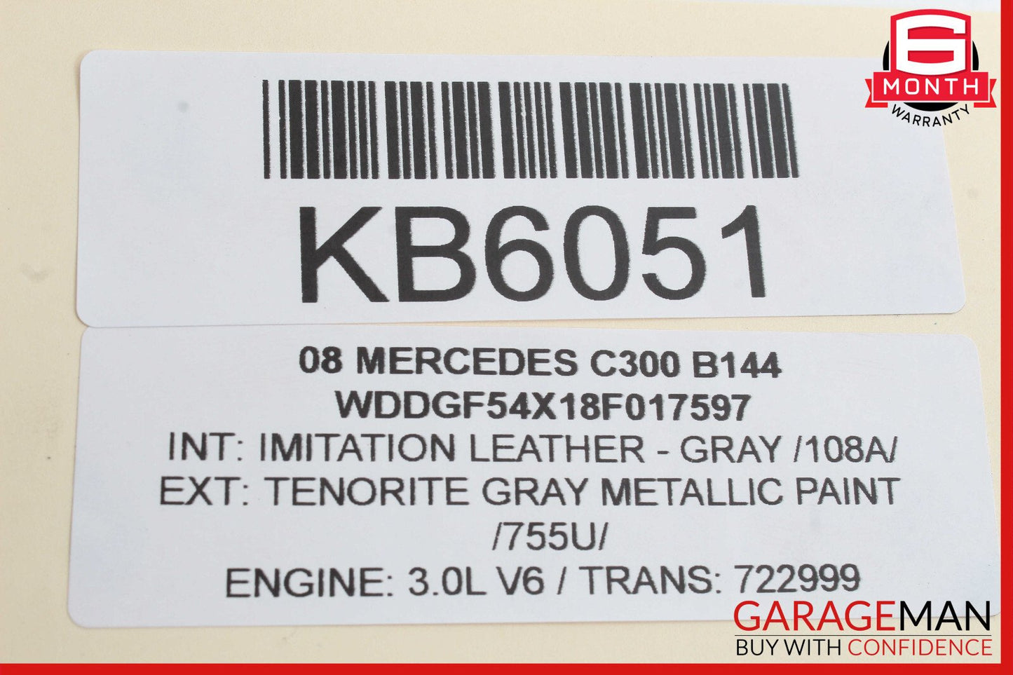 07-10 Mercedes W204 C300 CL550 S550 Front Right Side Fog Light Foglight Lamp OEM