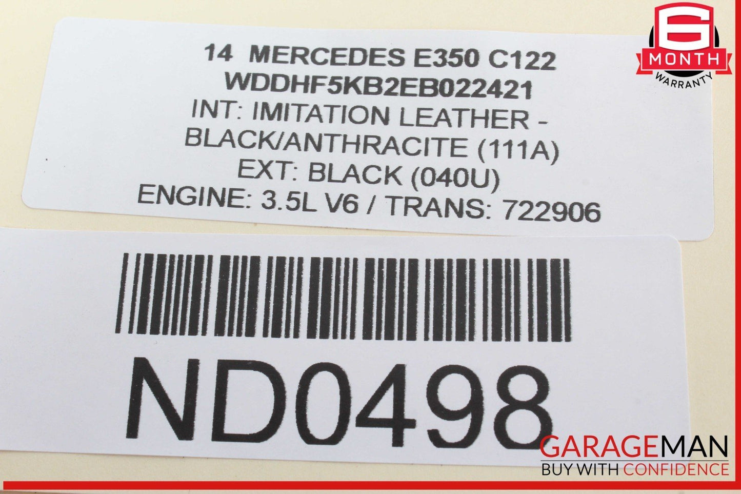 12-14 Mercedes W212 E350 C300 Rear Left Driver Side Exterior Door Handle OEM