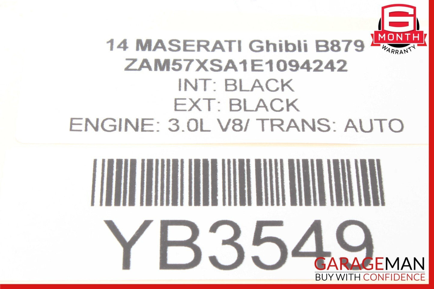 14-17 Maserati Ghibli Front Right Side Door Triangle Trim Cover OEM