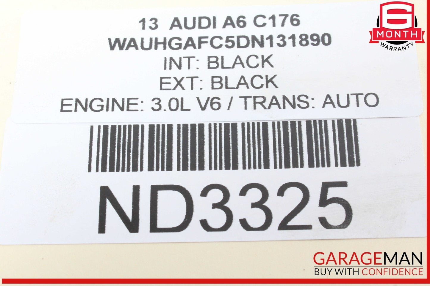 12-18 Audi A6 Front Left Driver CV Axle Shaft Driveshaft OEM