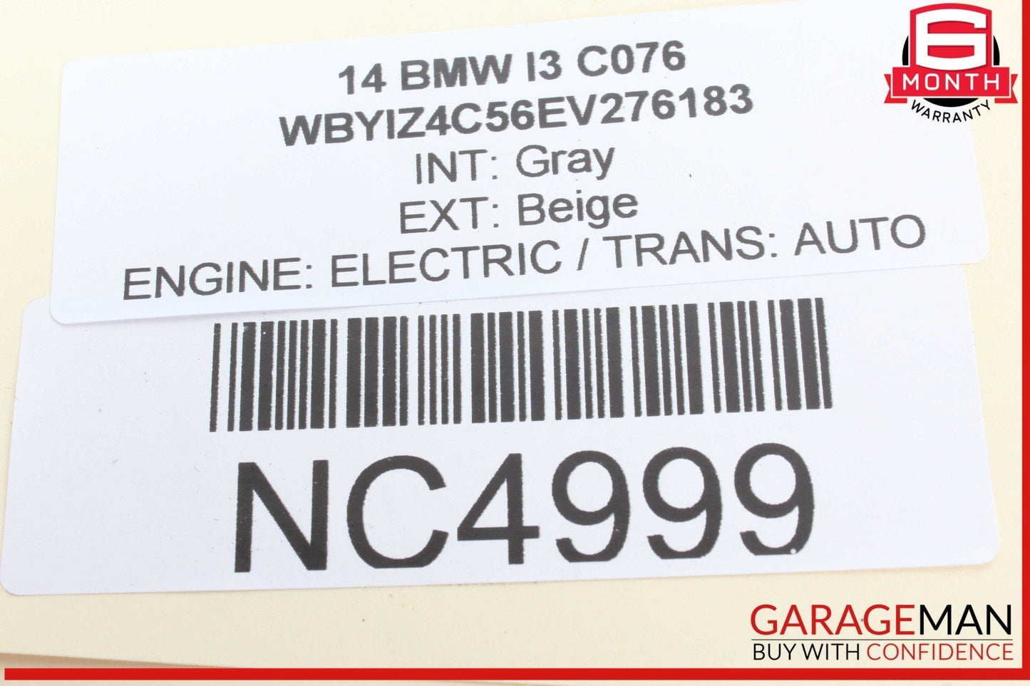 14-17 BMW i3 I01 Speedometer Instrument Cluster 9368542 OEM
