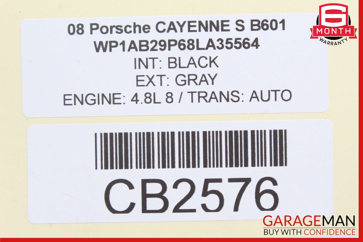 03-10 Porsche Cayenne S 955 957 Front Side Mass Air Flow Sensor Bosch OEM