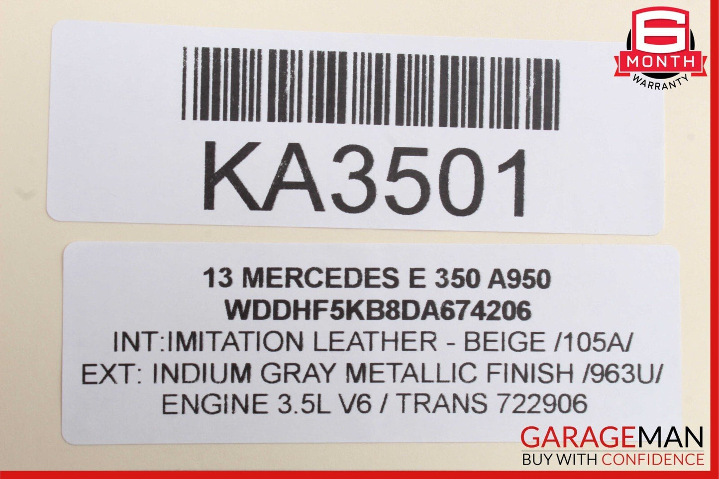 08-18 Mercedes C250 E400 SLK250 E350 Front Left Side Door Control Module Unit